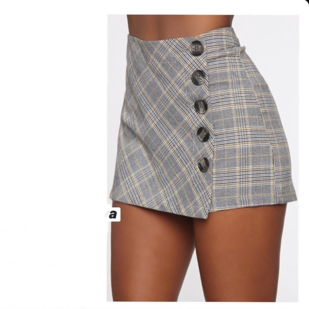 Fashion Nova Plaid Skort